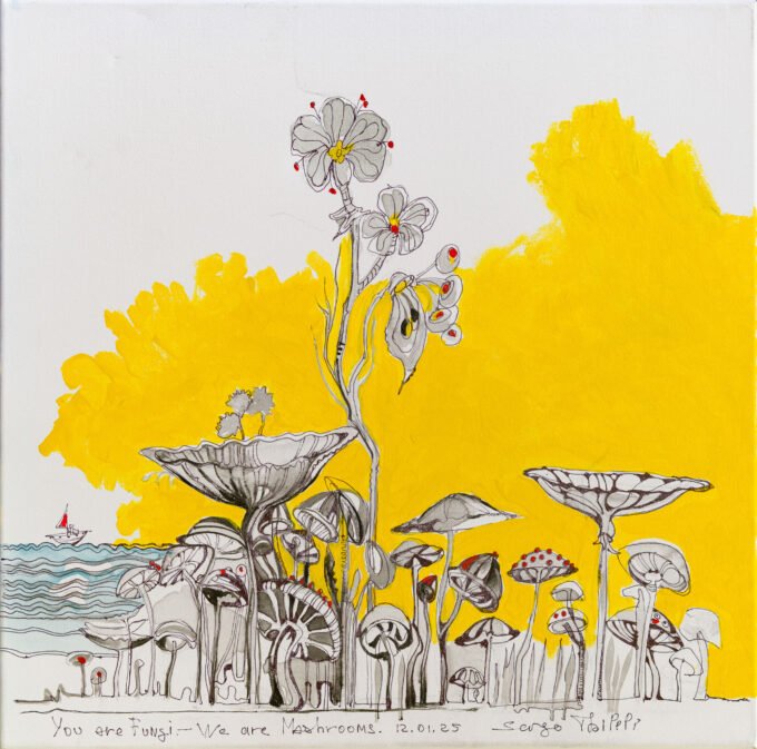 Sergo Tbileli: We are Mushrooms Yellow #2