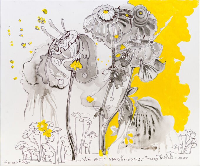 Sergo Tbileli: We are Mushrooms Yellow #3