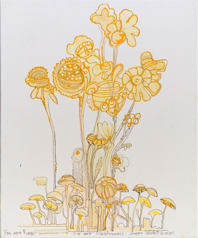 Sergo Tbileli: We are Mushrooms Yellow #4
